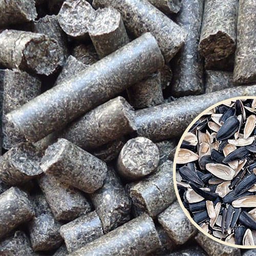 Гранулирана слънчогледова люспа