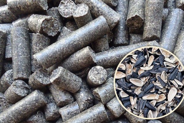 Гранулирана слънчогледова люспа